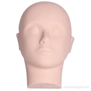 Wholesale Professional Grafting Eyelash Extension Practice Training Mannequin Head